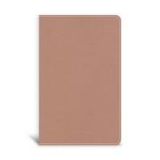 CSB On-The-Go Bible, Personal Size, Rose Gold Leathertouch