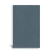 CSB On-The-Go Bible, Personal Size, Steel Blue Leathertouch