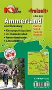 Ammerland Landkreis & Oldenburg, KVplan, Radkarte/Knotenpunktkarte//Routenkarte zur Ammerlandroute/Wanderkarte, 1:60.000