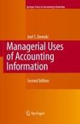 Managerial Uses of Accounting Information