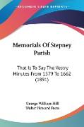 Memorials Of Stepney Parish
