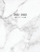 2021-2025 Five Year Planner: 60-Month Schedule Organizer 8.5 x 11 with Marble Cover (Volume 1)