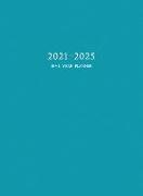 2021-2025 Five Year Planner: 60-Month Schedule Organizer 8.5 x 11 with Blue Cover (Hardcover)