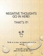 Negative Thoughts Go In Here! That's It!