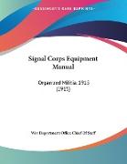 Signal Corps Equipment Manual