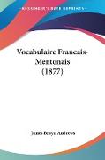 Vocabulaire Francais-Mentonais (1877)