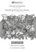 BABADADA black-and-white, Español de Argentina - Español de México con articulos, diccionario visual - el diccionario visual