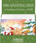 Display Mini-Adventskalender zum Verschicken für Kinder