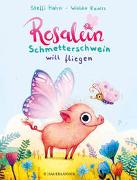 Rosalein Schmetterschwein will fliegen