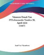 Nieuwen Druck Van D'Ordonnantie Vanden 20, April 1624 (1667)