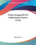 Oratio Inauguralis De Enthusiasmo Poetico (1742)