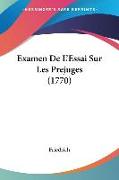 Examen De L'Essai Sur Les Prejuges (1770)