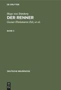 Hugo von Trimberg: Der Renner. Band 3