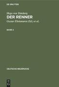 Hugo von Trimberg: Der Renner. Band 2