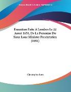 Execution Faite A Londres Le 22 Aoust 1651, De La Personne Du Sieur Loue Ministre Presbyterien (1651)