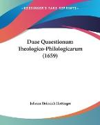 Duae Quaestionum Theologico-Philologicarum (1659)