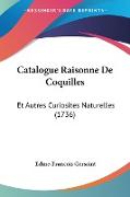 Catalogue Raisonne De Coquilles