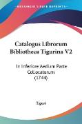 Catalogus Librorum Bibliotheca Tigurina V2