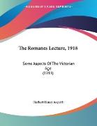 The Romanes Lecture, 1918