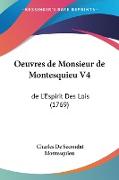 Oeuvres de Monsieur de Montesquieu V4