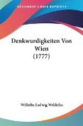 Denkwurdigkeiten Von Wien (1777)