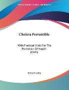 Cholera Preventible