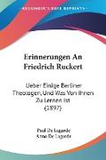 Erinnerungen An Friedrich Ruckert