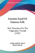 Favorite Food Of Famous Folk