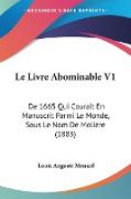 Le Livre Abominable V1