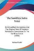 The Samkhya Sutra Vritti
