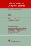 Programming Languages Implementation and Logic Programming