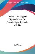 Die Merkwurdigsten Eigenschaften Des Geradlinigen Dreiecks (1846)
