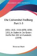 Die Universitat Freiburg Part 1-3