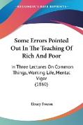 Some Errors Pointed Out In The Teaching Of Rich And Poor