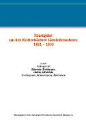 Trauregister aus den Kirchenbüchern Südniedersachsens 1801 - 1850