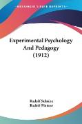 Experimental Psychology And Pedagogy (1912)