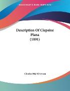 Description Of Clepsine Plana (1891)