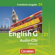 English G 21, Erweiterte Ausgabe D, Band 3: 7. Schuljahr, Audio-CDs, Vollfassung