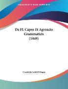 De Fl. Capro Et Agroecio Grammaticis (1849)
