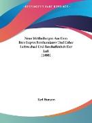 Neue Mittheilungen Aus Dem Breviloqvvs Benthemianvs Und Ueber Luftwechsel Und Beschaffenheit Der Luft (1880)