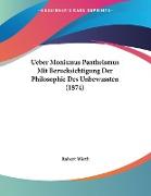 Ueber Monismus Pantheismus Mit Berucksichtigung Der Philosophie Des Unbewussten (1874)