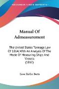 Manual Of Admeasurement