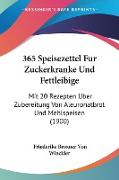 365 Speisezettel Fur Zuckerkranke Und Fettleibige