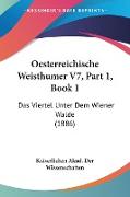 Oesterreichische Weisthumer V7, Part 1, Book 1