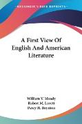 A First View Of English And American Literature