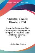American, Boynton Directory 1638