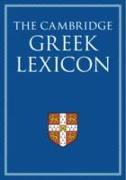 The Cambridge Greek Lexicon 2 Volume Hardback Set