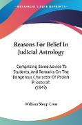 Reasons For Belief In Judicial Astrology