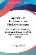 Agende Der Hannoverschen Kirchenordnungen