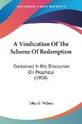 A Vindication Of The Scheme Of Redemption